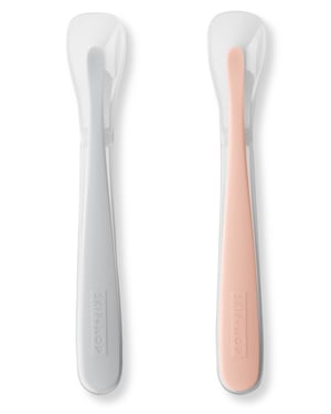 Skip Hop Easy-Feed Spoons Marmeladenlöffel Korallenrot 2 szt.