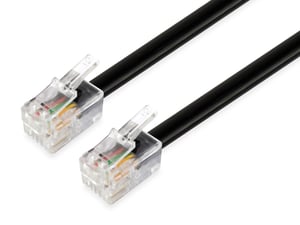 Equip 105104 Telefonkabel 5 m Schwarz
