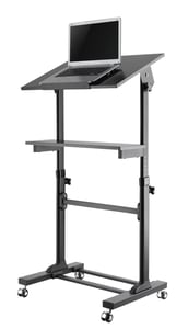 Techly ICA-TB-TPM-4 Stehtisch Schwarz