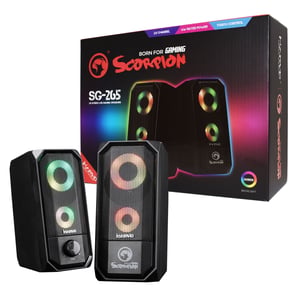 Marvo SG-265 2-vägshögtalare Svart Trådbunden 6 W