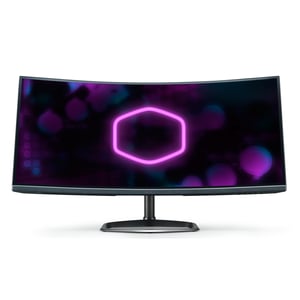 Cooler Master Gaming GM34-CW monitor komputerowy 86,4 cm (34") 3440 x 1440 px UltraWide Quad HD LCD Czarny