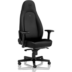 noblechairs ICON Uniwersalny fotel dla gracza Obite siedzisko Czarny