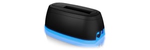 RaidSonic IB-1124L-C3 USB 3.2 Gen 1 (3.1 Gen 1) Type-B Hard Drive Docking Station, Black