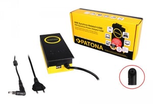 PATONA 2628 adapter zasilający/ inwentor Wewnętrzna 90 W Czarny, Żółty