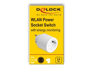 DeLOCK Przełącznik WLAN Power Socket MQTT z monitorowaniem energii