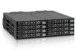 Icy Dock MB998SP-B macierz dyskowa 0 TB Czarny