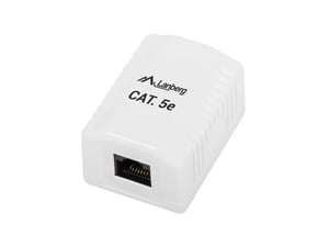 Lanberg OU5-0001-W RJ-45-uttag, vitt