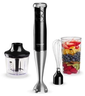 Concept TM4820 blender 0,6 l Stabmixer 600 W Schwarz, Edelstahl