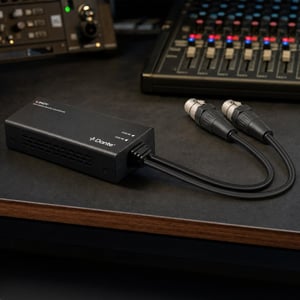 Lindy 70618 konwerter plików audio Czarny
