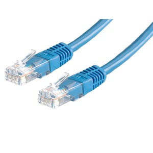 ROLINE 21.15.0534 Network Cable, Blue, 1 m, Cat5e U/UTP (UTP)