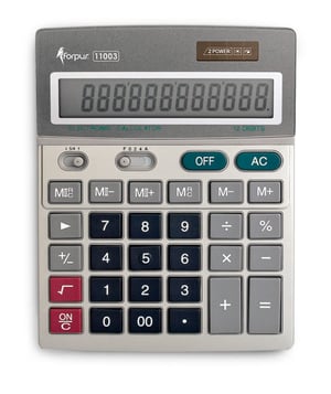 Forpus FO11003 kalkulator Desktop Podstawowy kalkulator Szary