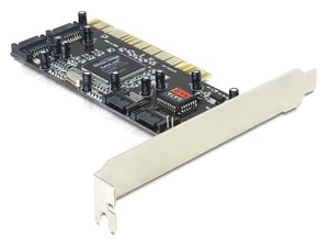 DeLOCK SATA Controller, 4-port with RAID
