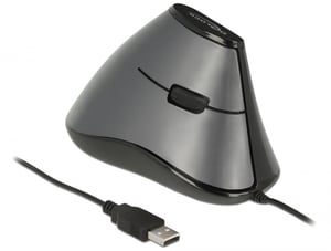 DeLOCK 12527 myszka Biuro Po prawej stronie USB Typu-A Optyczny 800 DPI