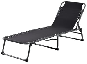 Jysk Gartenliege HALDEN S58xW190 schwarz