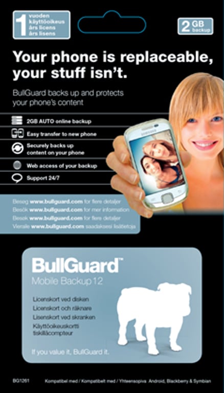 BullGuard Mobile Backup 12 Pełny Kopia zapasowa / odzyskiwanie 1 lat(a)
