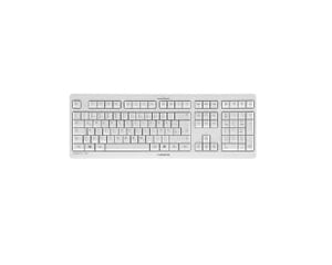 TERRA Cherry KC1000 USB-Tastatur für den Bürogebrauch, QWERTZ, Deutsch, Grau