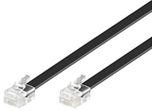 Microconnect MPK110B telefonkabel 10 m, genomskinlig