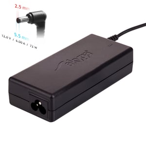 Akyga AK-ND-28 adapter zasilający/ inwentor Wewnętrzna 72 W Czarny