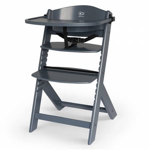 Kinderkraft ENOCK Multifunctional High Chair for Children, Hard Seat, Gray