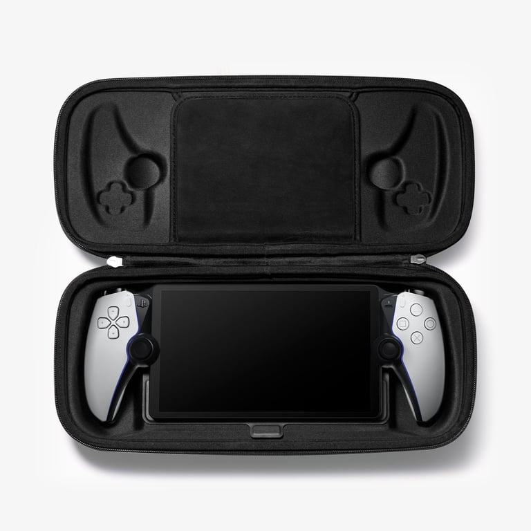 Spigen PlayStation Portal Case Etui zamykane Sony Poliuretan (PU) Czarny