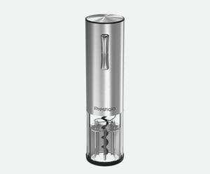 Prestigio PWO103SL Korkenzieher Elektrischer Weinöffner Silber