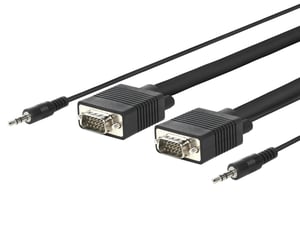 Microconnect MONGG3BMJ VGA-Kabel 3 m VGA (D-Sub) Schwarz