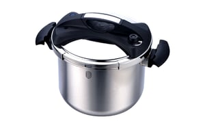 Berlinger Haus BH/1080 Schnellkochtopf mit Kochfeld, 6 l, Edelstahl