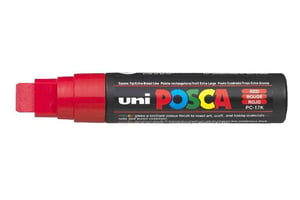 POSCA uni PC-17K marker 1 szt. Końcówka ścięta Czerwony