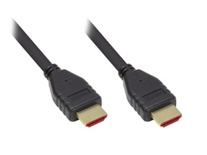Alcasa 4521-015 kabel HDMI 1,5 m HDMI Typu A (Standard) Czarny