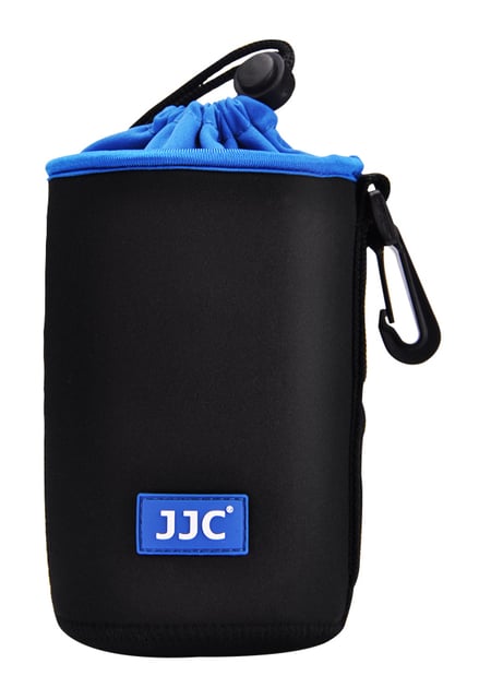 JJC NLP-15 futerał / pokrowiec na obiektyw aparatu Czarny, Niebieski Neopren Etui zamykane
