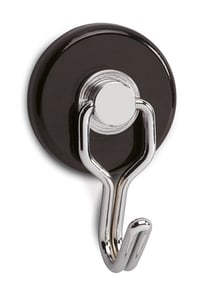 MAUL 6155790 Hanger, Indoor, Universal Hook, Black, Stainless Steel, 2 pcs.