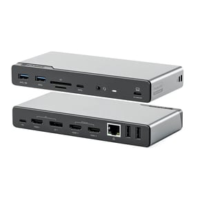 ALOGIC DV4 Kabelansluten USB 3.2 Gen 1 (3.1 Gen 1) Type-C Grå
