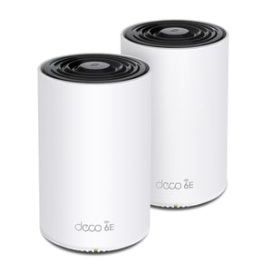 TP-Link Deco XE75 Pro (2er-Pack) Tri-Band (2,4 GHz / 5 GHz / 6 GHz) Wi-Fi 6E (802.11ax) Weiß 3 Indoor