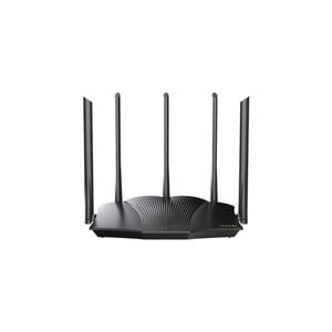 Tenda TX12 PRO trådlös Fast Ethernet-router med dubbla frekvensband (2,4 GHz/5 GHz) Svart