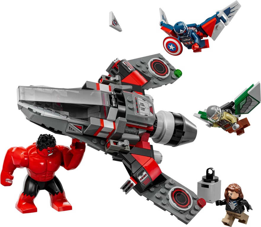 фото Блоковий конструктор LEGO Marvel Капітан Америка проти Червоного Халка (76292)