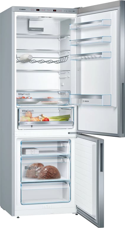 Bosch Serie 6 KGE49AICA lodówko-zamrażarka Wolnostojący 419 l Stal nierdzewna