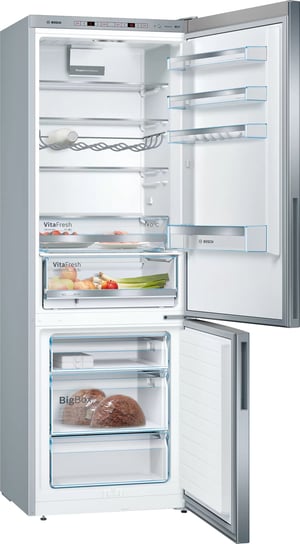 Bosch Serie 6 KGE49AICA lodówko-zamrażarka Wolnostojący 419 l Stal nierdzewna
