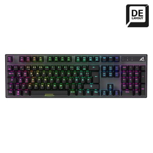 Sharkoon SKILLER SGK20 Brown USB-gamingtangentbord QWERTZ tyska svart