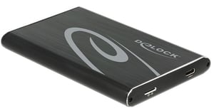 DeLOCK 42586 obudowa do dysków twardych Obudowa HDD/SSD Czarny 2.5"