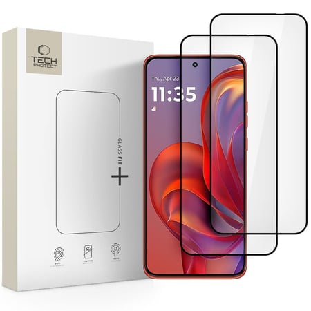 Tech-Protect 5906302333721 ochraniacz na ekran / tył telefonu Przezroczysta ochrona ekranu Motorola 2 szt.