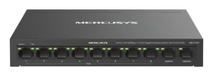 Mercusys MS110CP Fast-Ethernet-Netzwerk-Switch (10/100) mit PoE-Unterstützung, schwarz