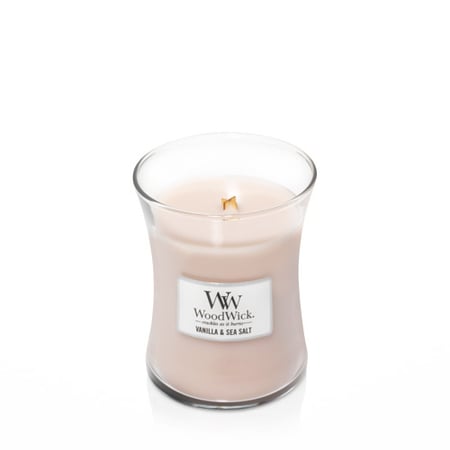 WoodWick 92191 świeca Inne Jaśmin, Sól morska, Wanilia Beżowy