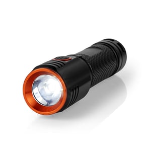 Nedis LTRR20WBK Flashlight, Black, LED Handheld Flashlight