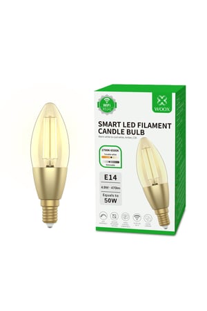WOOX R5141 smart belysning Smarta glödlampor med Wi-Fi/Bluetooth, 4,9 W