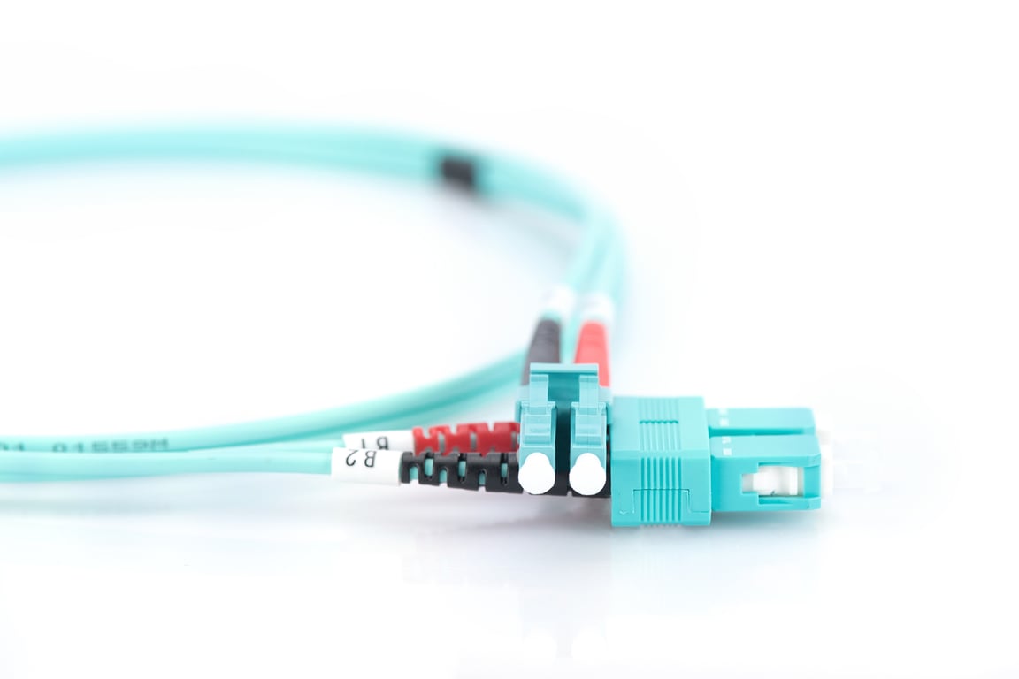 Digitus Światłowodowy kabel krosowy Multimode OM 3, LC / SC