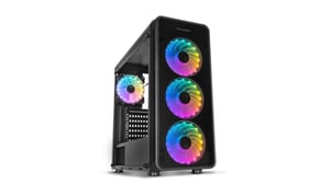 NOX Hummer TGM Midi Tower Svart