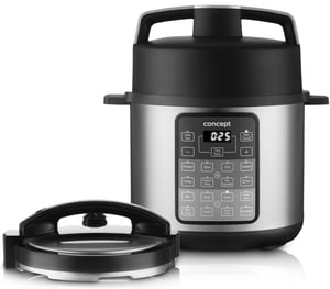 Concept CK7000 wielofunkcyjny garnek elektryczny 6 l 1500 W Schwarz, Edelstahl