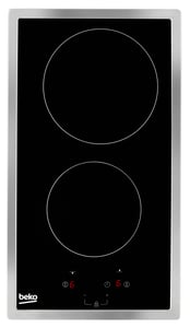 Beko HDMC32400TX Stove Top Stainless Steel Built-in 30 cm Ceramic 2 zones