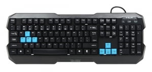 E-blue EKM075BK klawiatura Gaming USB QWERTY Angielski Czarny