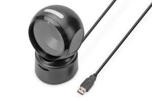 Digitus 2D-USB-Barcode-Scanner für den Schreibtisch